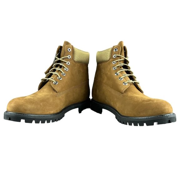 Timberland Men's 6" Premium Medium Brown Olive Waterproof Boots Size 10.5 M - Picture 8 of 9